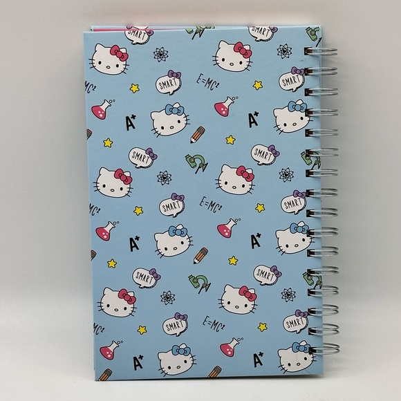 Sanrio Hello Kitty Spiral Notebook - HK Science Rules Pattern - Picture 7 of 7